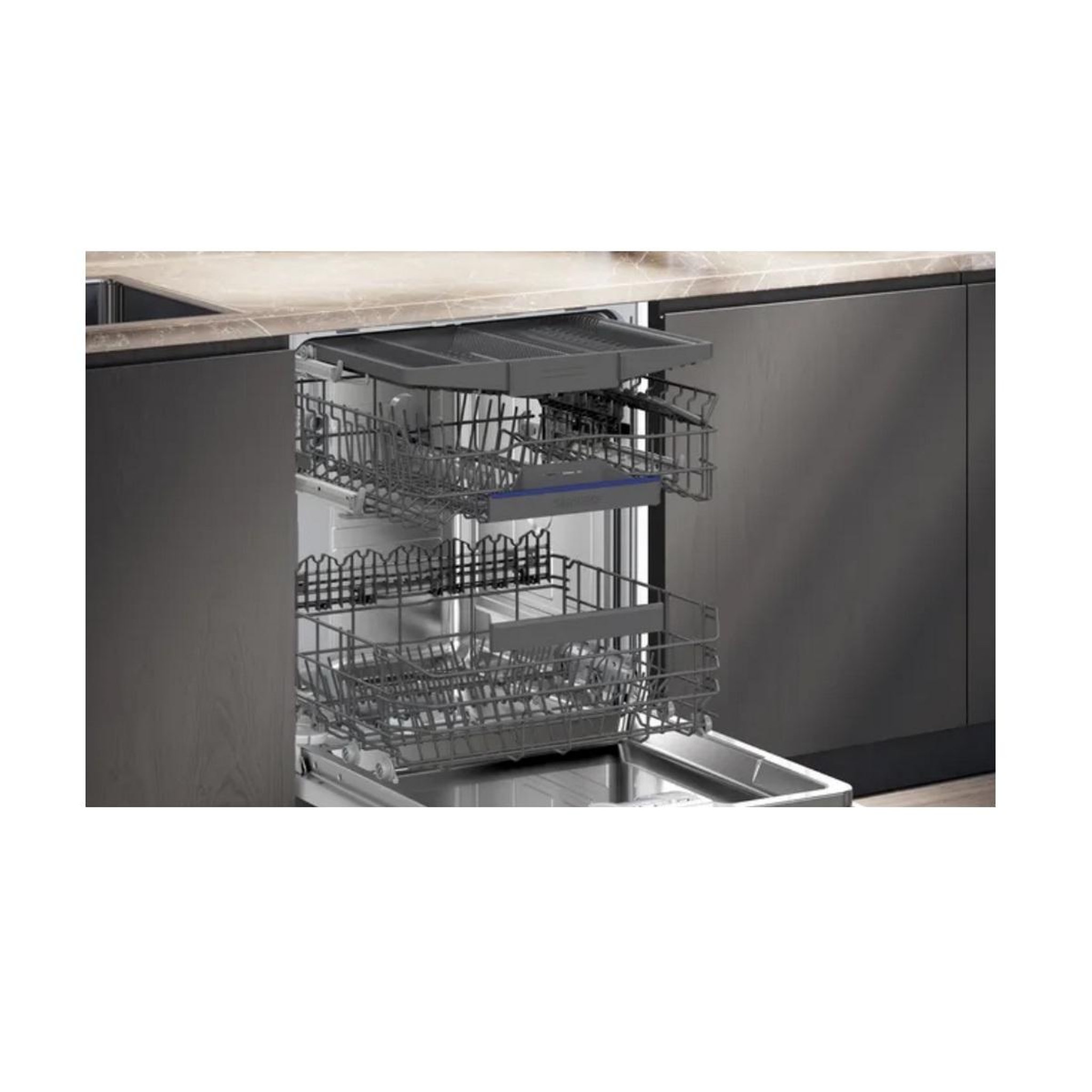 Voir la diapositive 4 : Siemens Lave-vaisselle 60cm 14 couverts 42db tout intégrable - sn63hx16ce