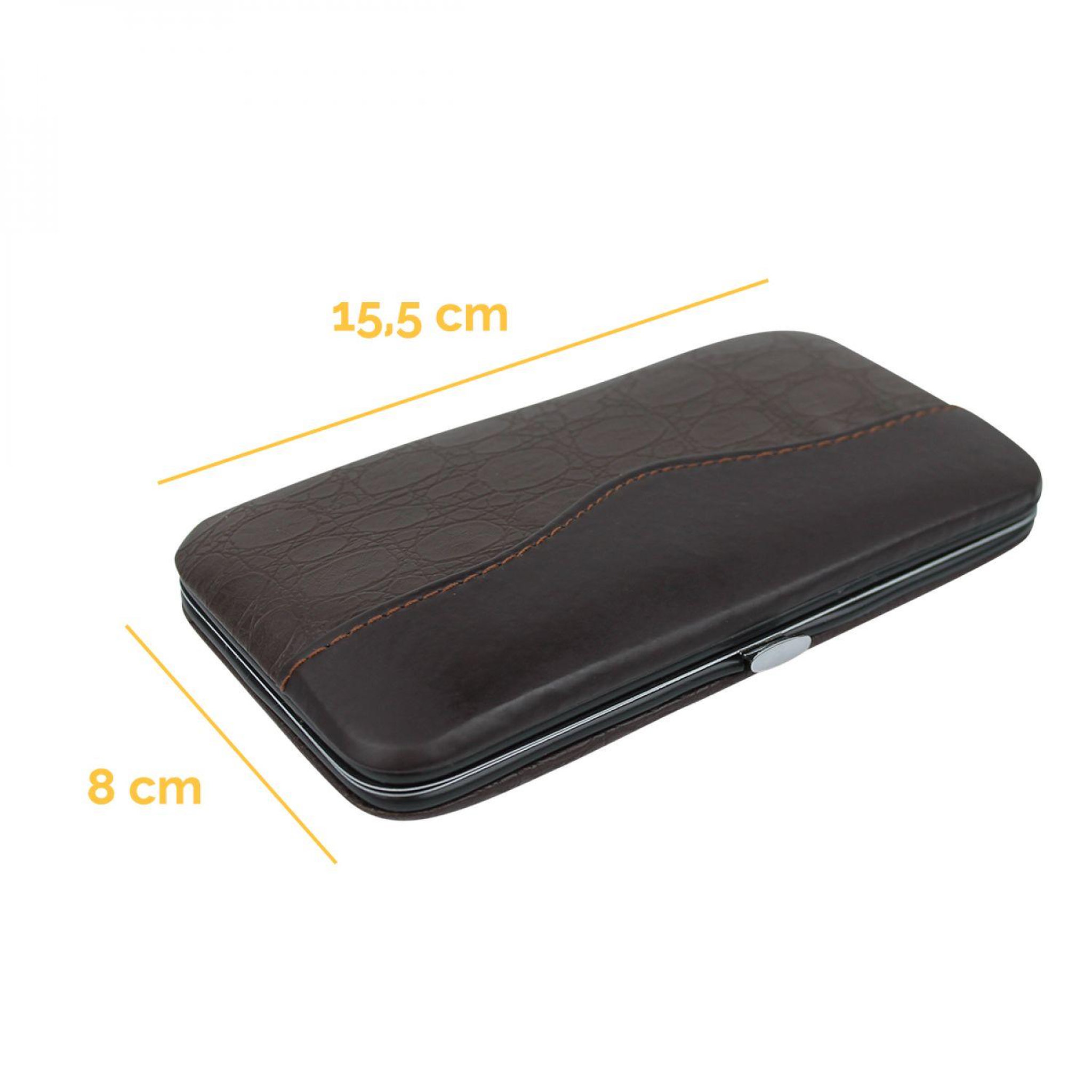 Voir la diapositive 3 : VIVEZEN Kit, trousse de manucure et pédicure de voyage 12 pièces
