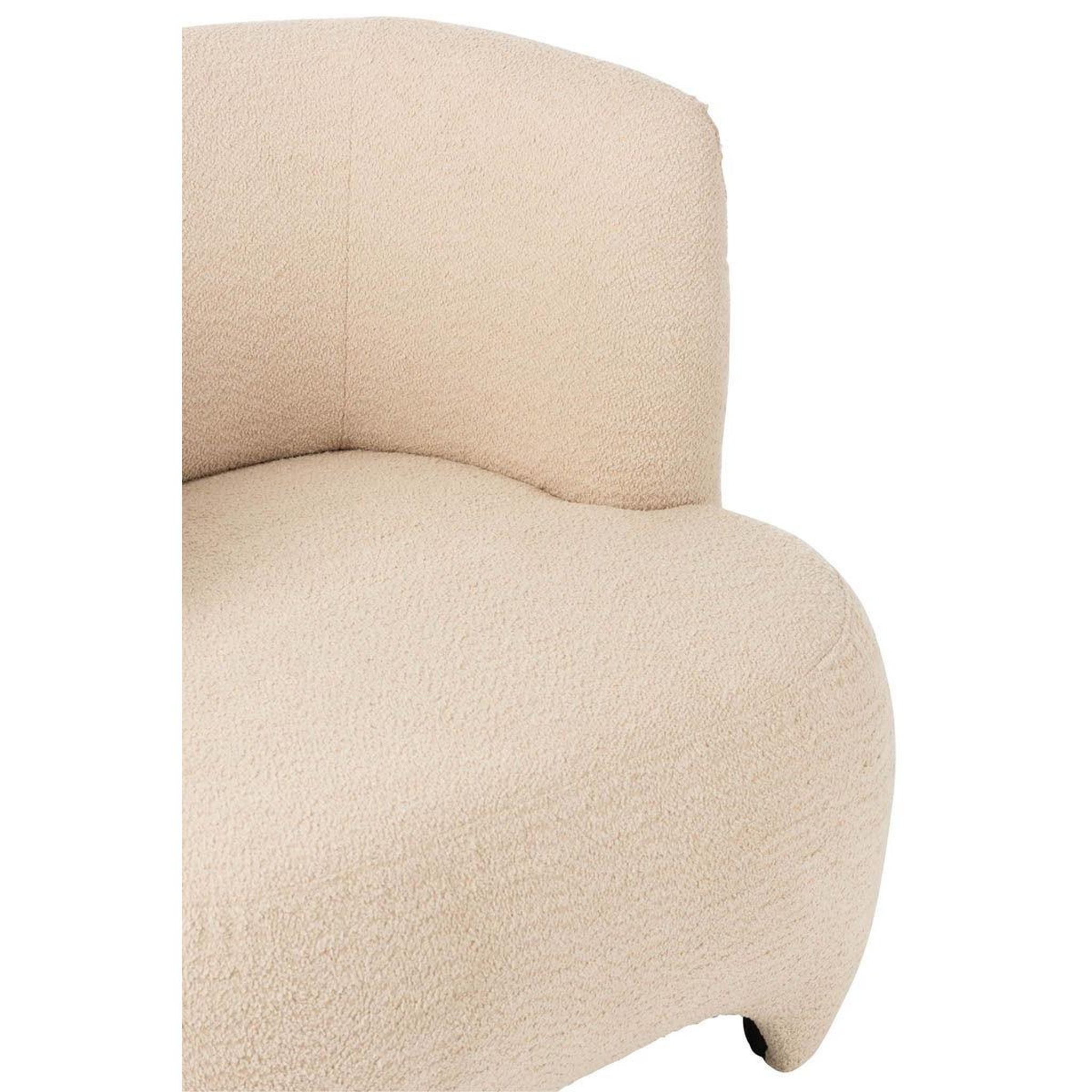Voir la diapositive 6 : J-LINE Fauteuil design tricoté  erwin  80cm blanc