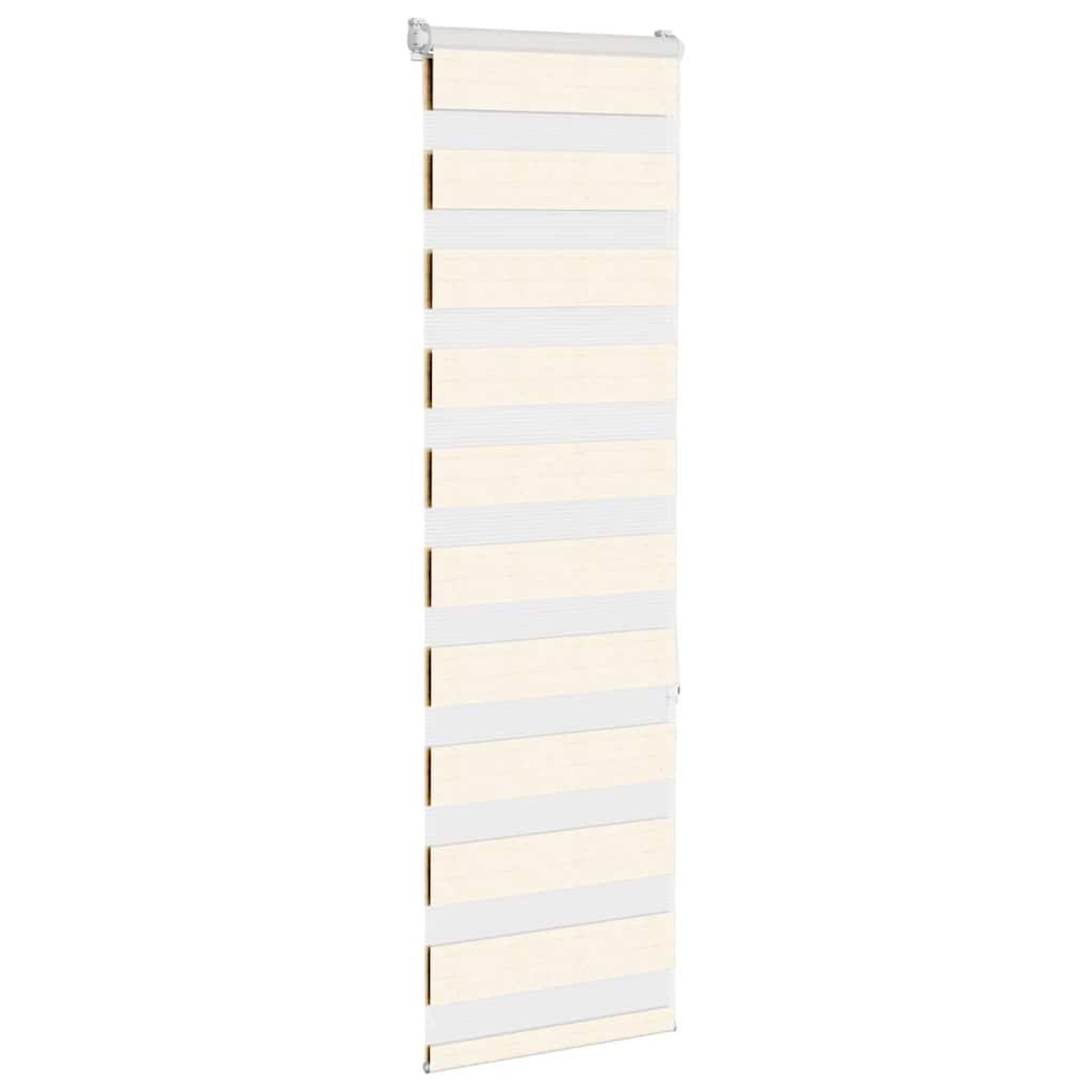 Voir la diapositive 3 : VIDAXL Store zebre beige marbre largeur du tissu 45,9 cm polyester