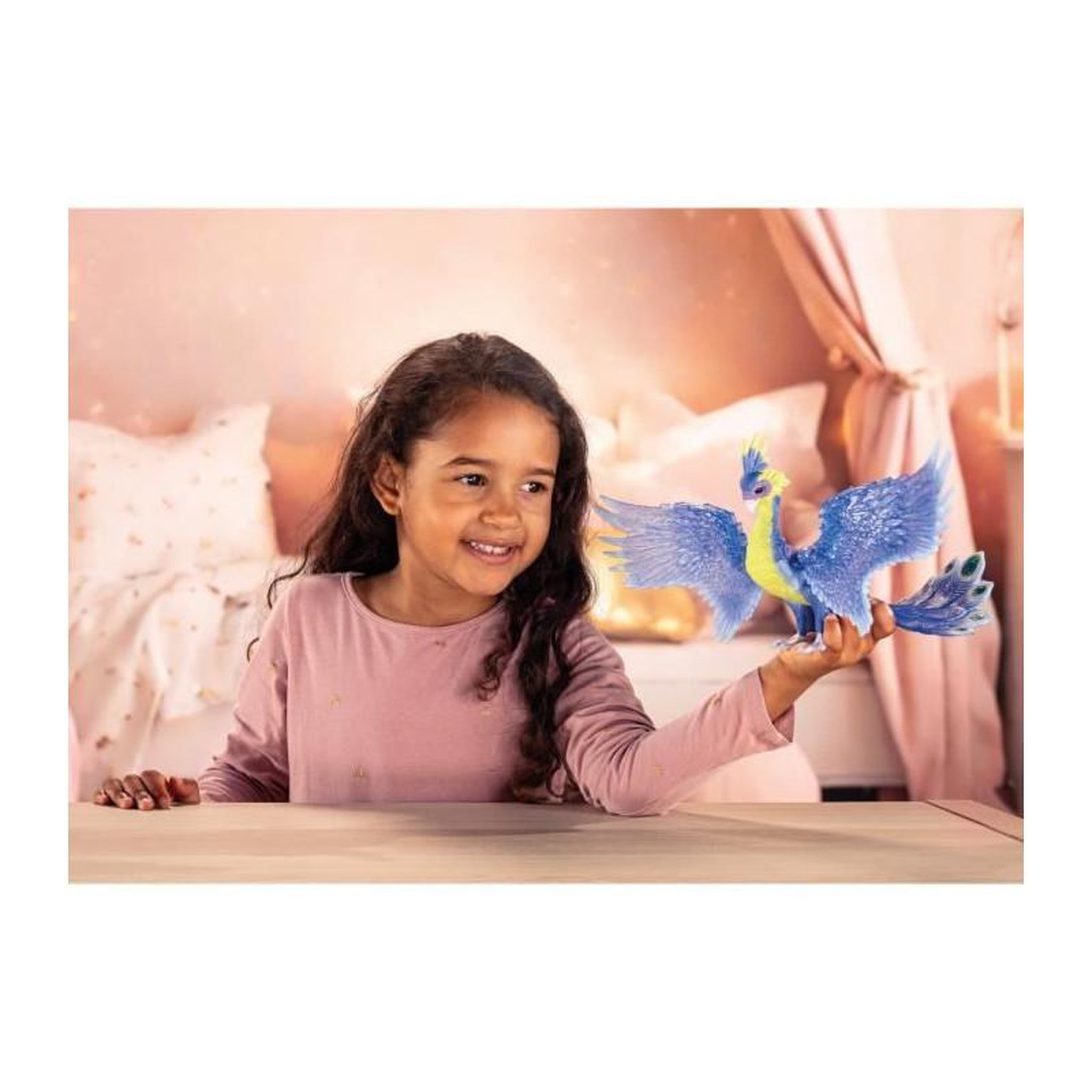 Voir la diapositive 2 : Schleich Figurine Paon magique bleu, Schleich 70794 Bayala, Pour enfant des 5 ans