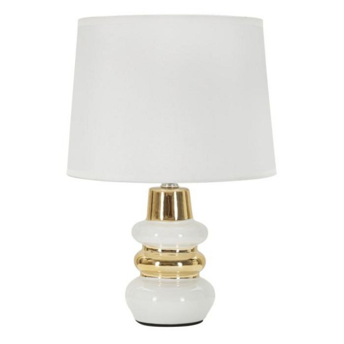 Paris Prix Lampe à Poser en Céramique  Liara  32cm Blanc & Or