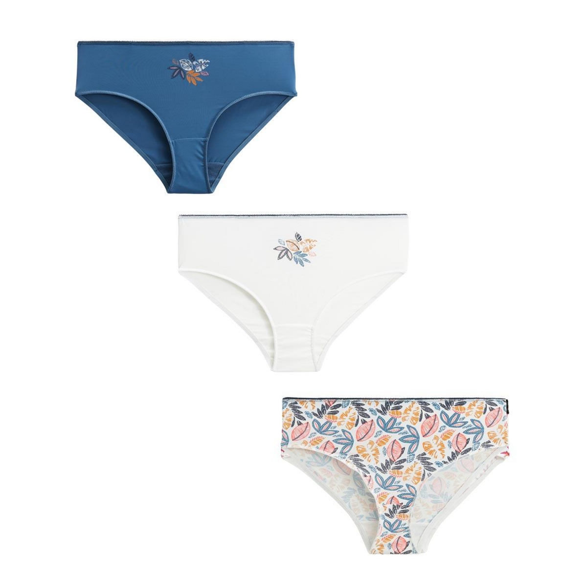 Petit Béguin Lot de 3 culottes fille Sanza