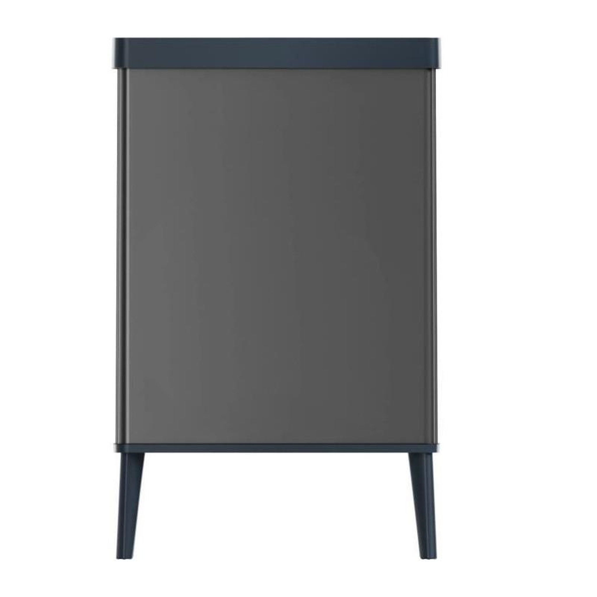 Voir la diapositive 4 : CURVER Poubelle sur pieds - VERTO - CURVER - Ouverture touch - 54 L - Gris perle