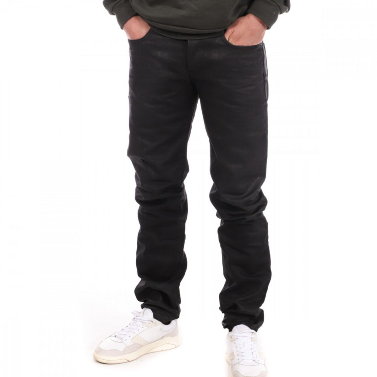  Jeans Noir Enduit Homme G-Star Cobler