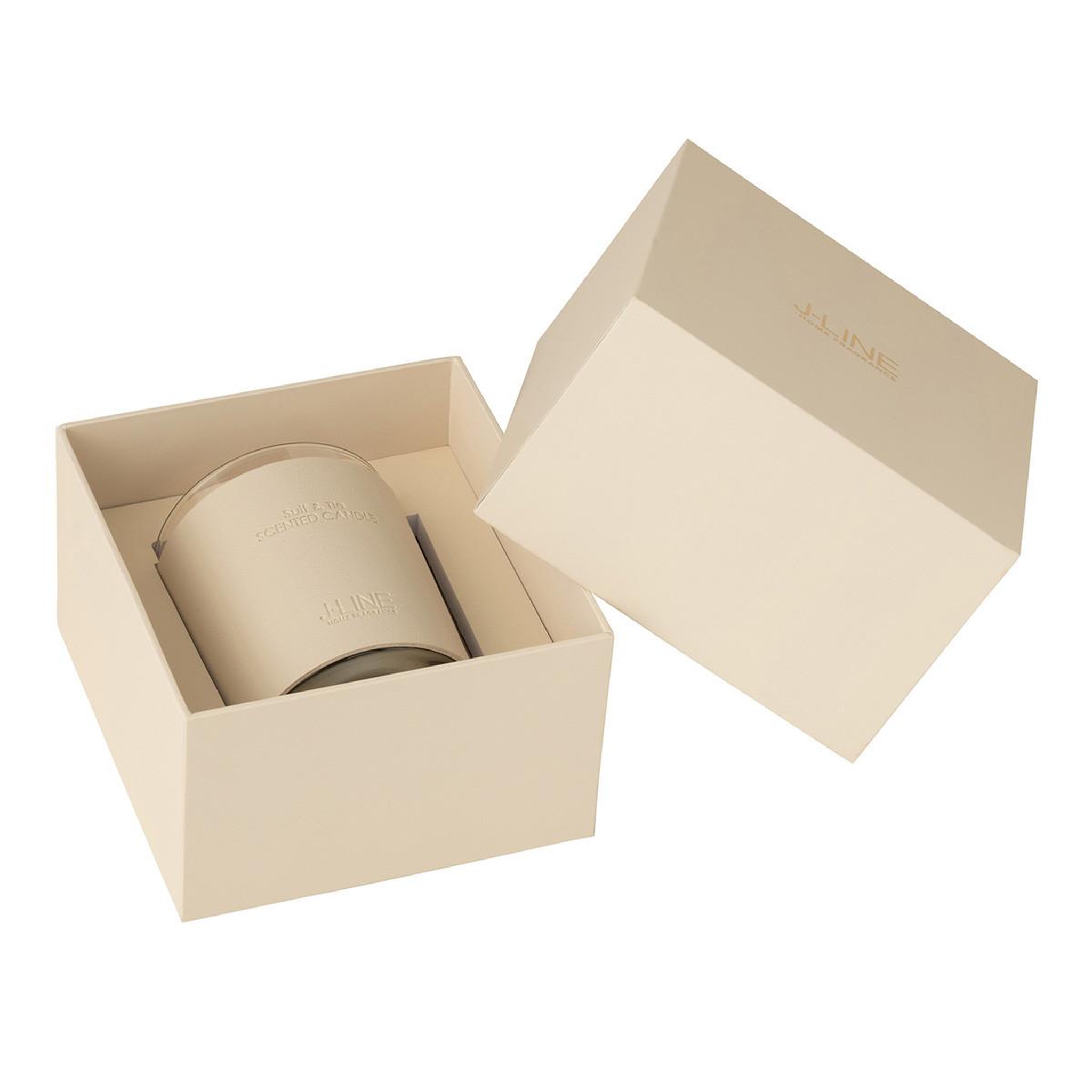 Voir la diapositive 3 : J-LINE Bougie parfumée  scented  14cm suit & tie