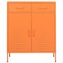 Voir la diapositive 2 : VIDAXL Armoire de rangement Orange 80x35x101,5 cm Acier