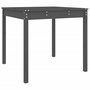 Voir la diapositive 2 : VIDAXL Table de jardin gris 82,5x82,5x76 cm bois massif de pin