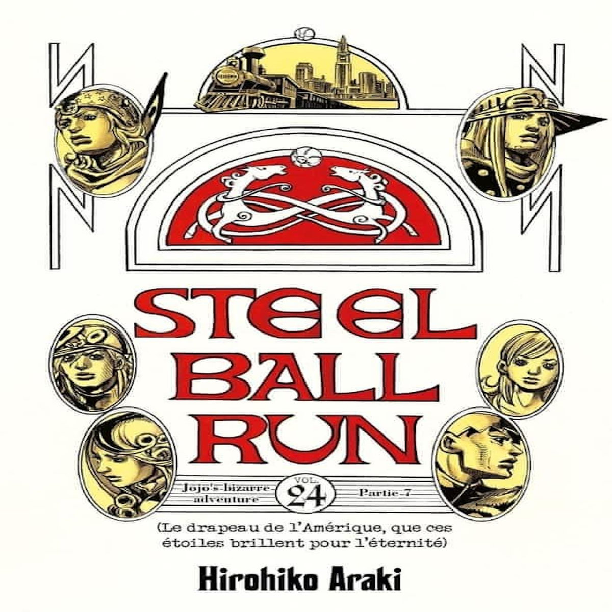 JOJO'S BIZARRE ADVENTURE - STEEL BALL RUN TOME 24 , Araki Hirohiko