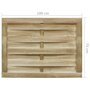 Voir la diapositive 5 : VIDAXL Portillon de jardin Bois de pin impregne 100x75 cm Vert