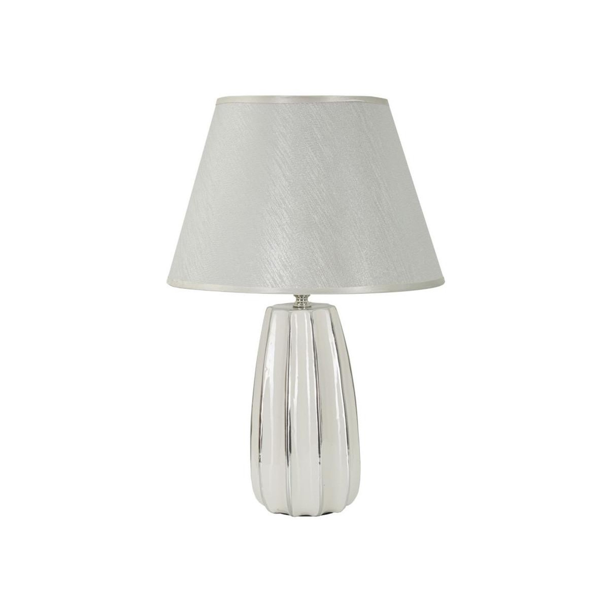 Paris Prix Lampe à poser en céramique  emmi  45cm argent & blanc