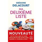 MA DEUXIEME LISTE, Delacourt Grégoire
