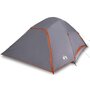 Voir la diapositive 2 : VIDAXL Tente familiale a dome 6 personnes gris impermeable