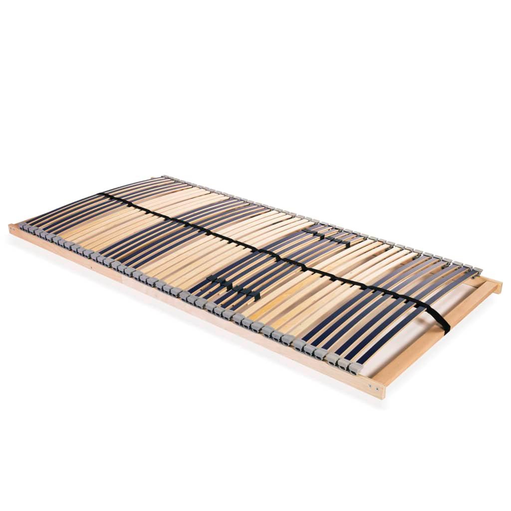 Voir la diapositive 1 : VIDAXL Sommier a lattes sans matelas avec 42 lattes 7 zones 140x200 cm