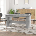 VIDAXL Table a dîner sonoma gris 180x90x76 cm bois d'ingenierie