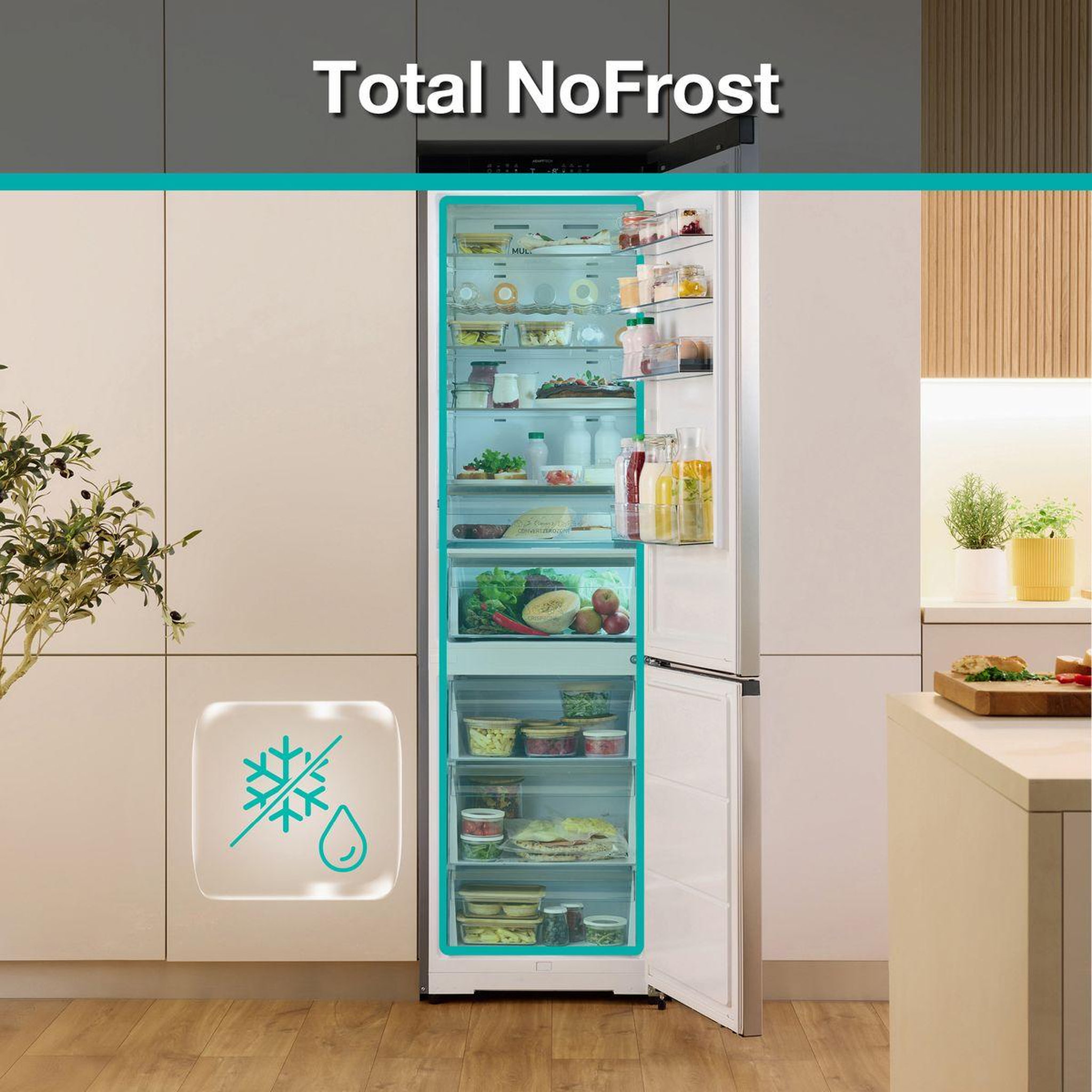 Voir la diapositive 3 : GORENJE Réfrigérateur combiné nrb620c61x4wfe