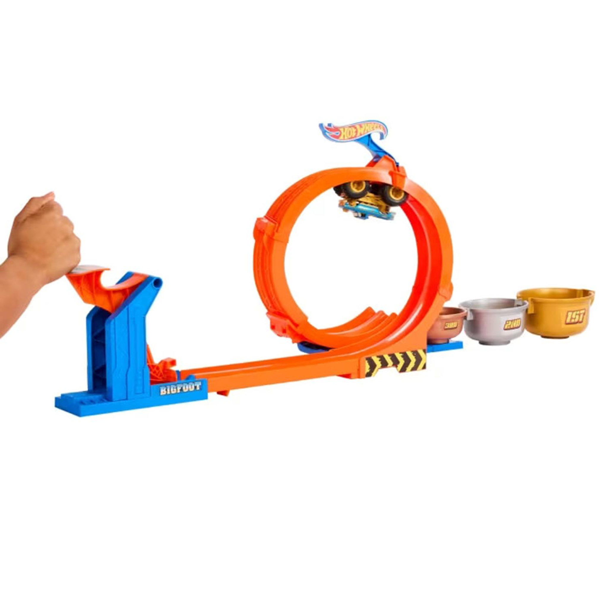 Voir la diapositive 6 : Hot Wheels Set de jeu Hot Wheels Défi du Trophée Tournez-et-Renversez