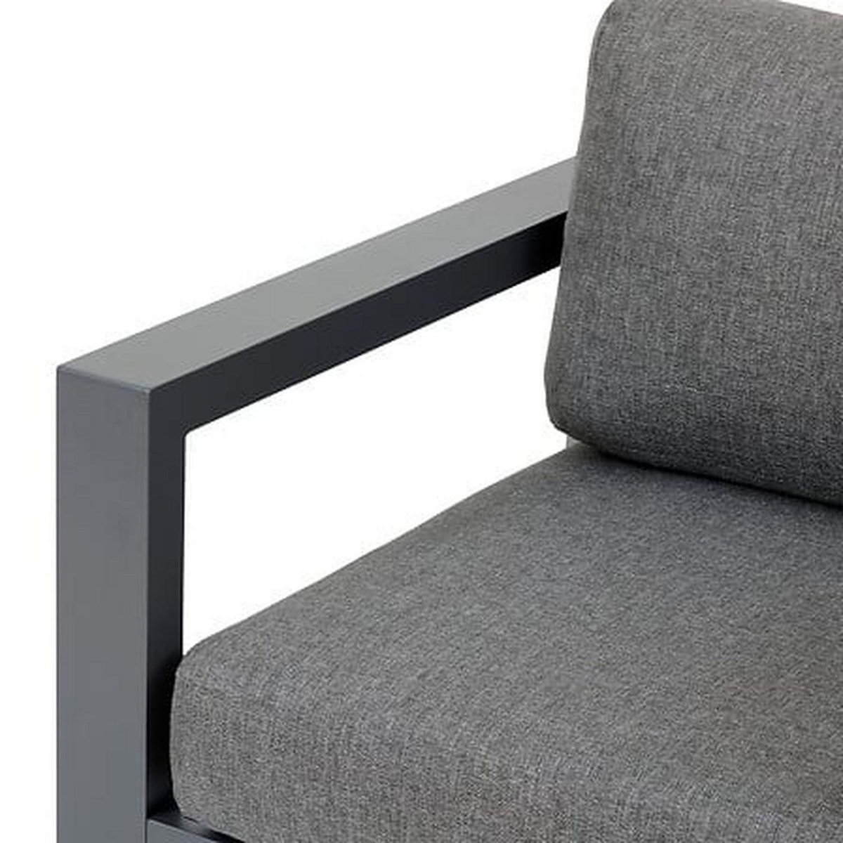 HESPERIDE Canapé de jardin en aluminium 3 places EVASION