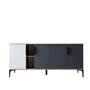 Voir la diapositive 1 : Habitat et Jardin Buffet en bois  Tarz  - 180 x 40 x 79 cm - Gris anthracite