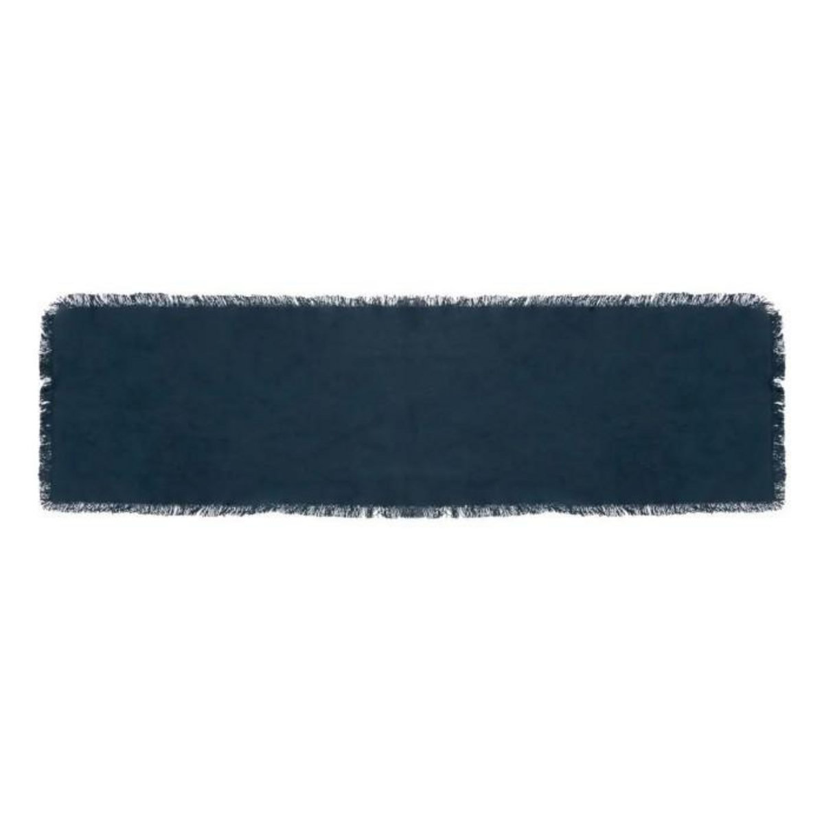 SECRET DE GOURMET Chemin de Table  Maha  38x140cm Bleu Canard