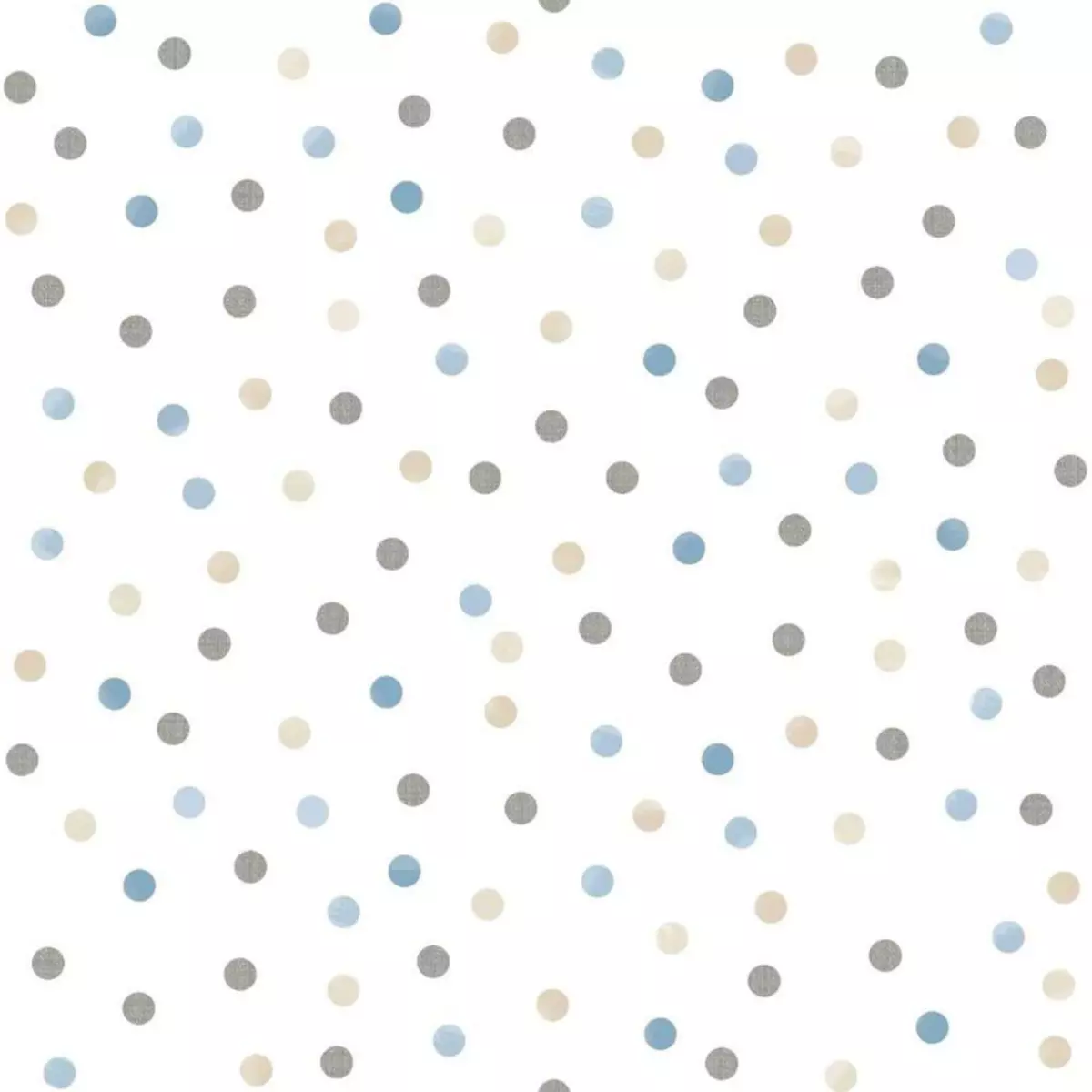Noordwand Noordwand Papier peint Mondo baby Confetti Dots Blanc bleu gris beige