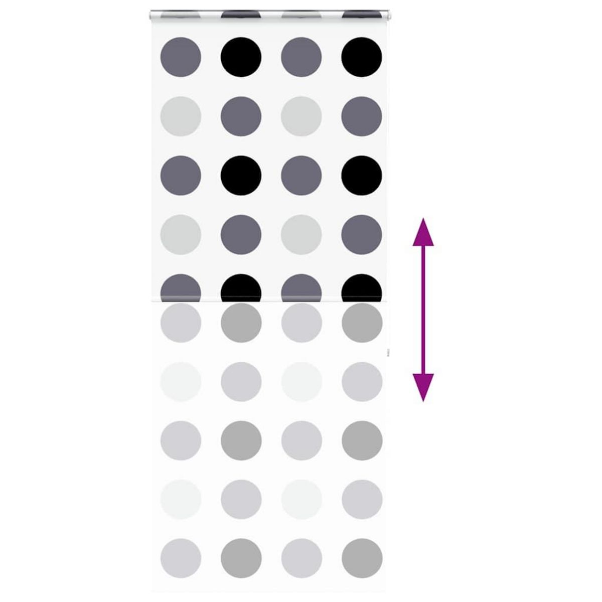 VIDAXL Store enrouleur de douche avec cassette largeur du tissu 146 cm