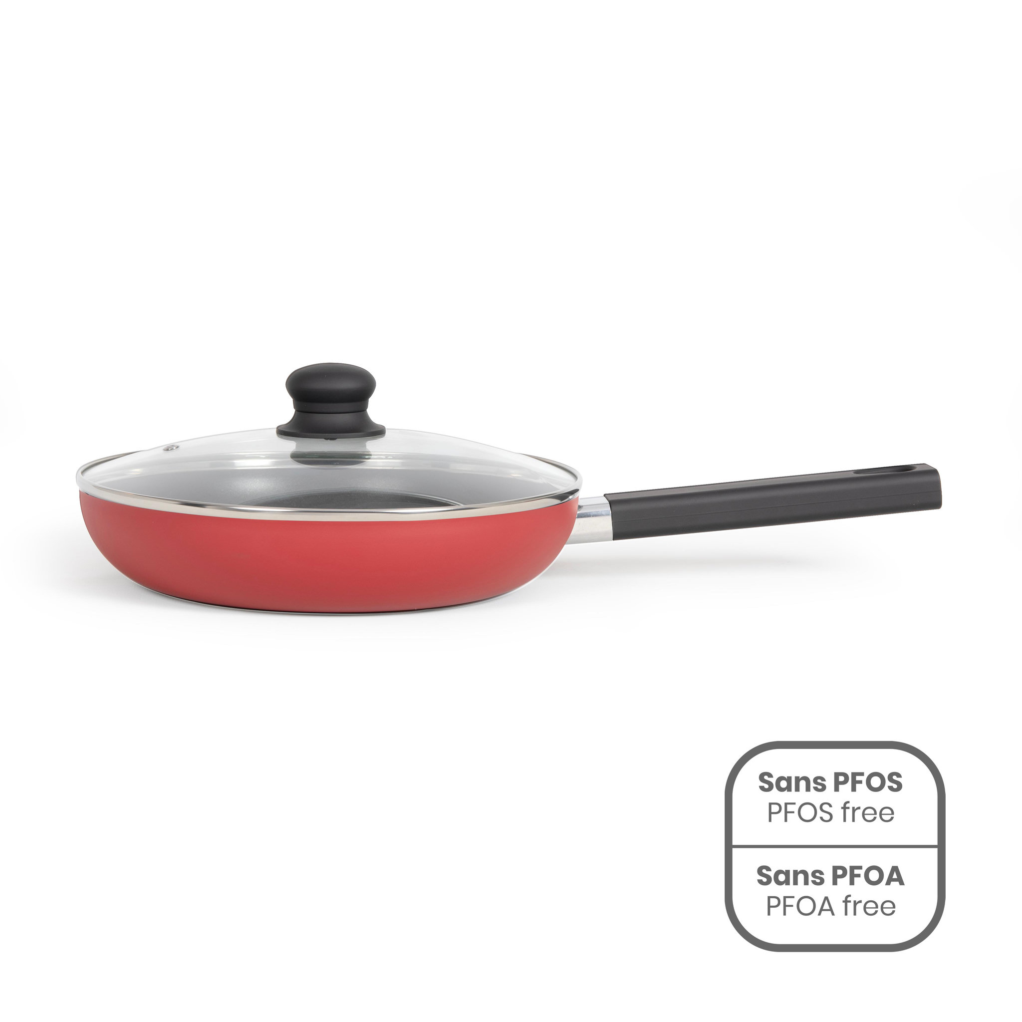 LIVOO Sauteuse antiadhésif 26cm avec couvercle - mep153r