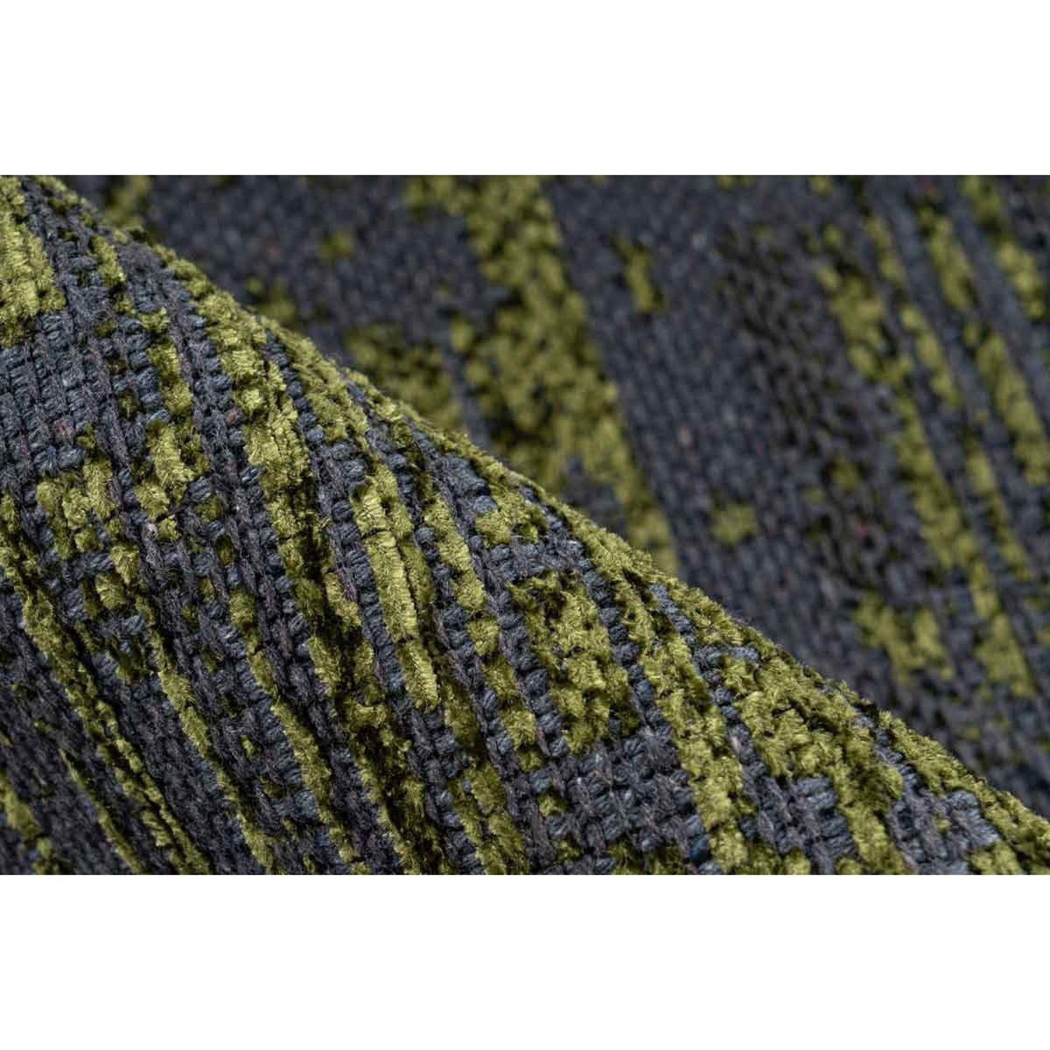 Voir la diapositive 3 : Paris Prix Tapis tissé à poils plats vintage  kalevi  vert