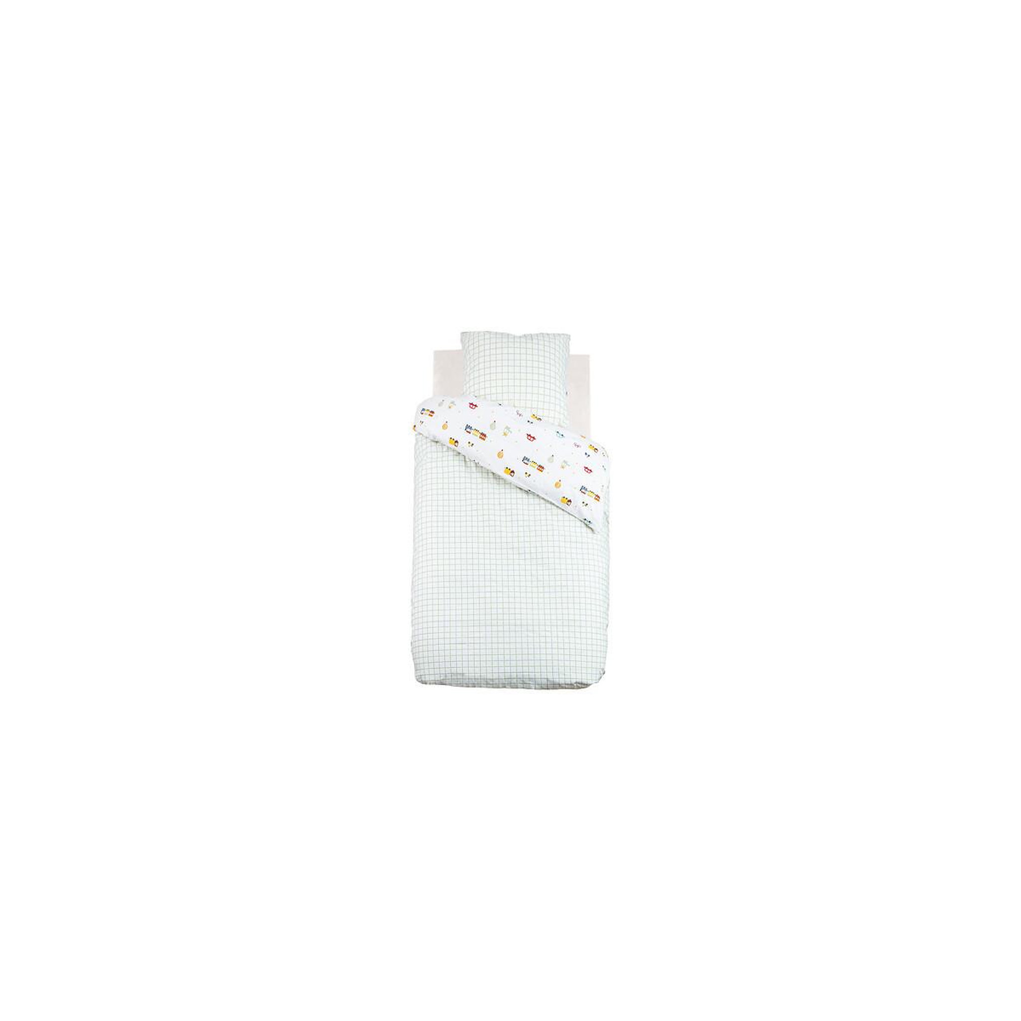Voir la diapositive 3 : Atmosphera Kids Parure de Lit 2 Pièces  Voitures  140x200cm Multicolore