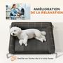 Voir la diapositive 5 : PAWHUT Transat pour animaux - lit pour chien - lit à pieds pour chien avec contour coussin dim. 90 x 65 x 30 cm - noir