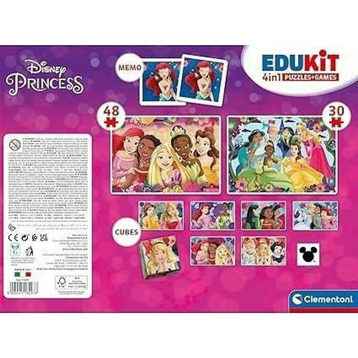 CLEMENTONI Coffret éducatif Clementoni Princesses Disney