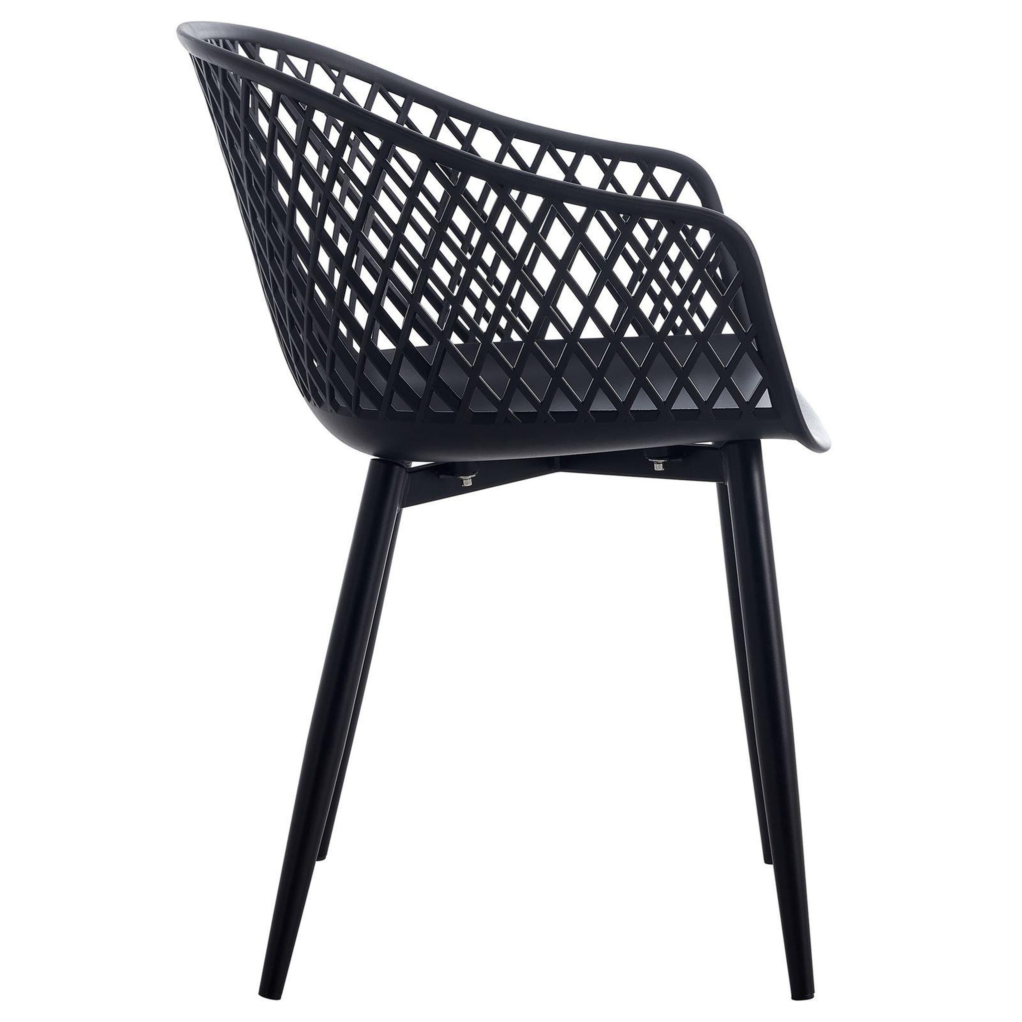 Voir la diapositive 4 : IDIMEX Lot de 4 chaises MADEIRA style scandinave, pieds en bois