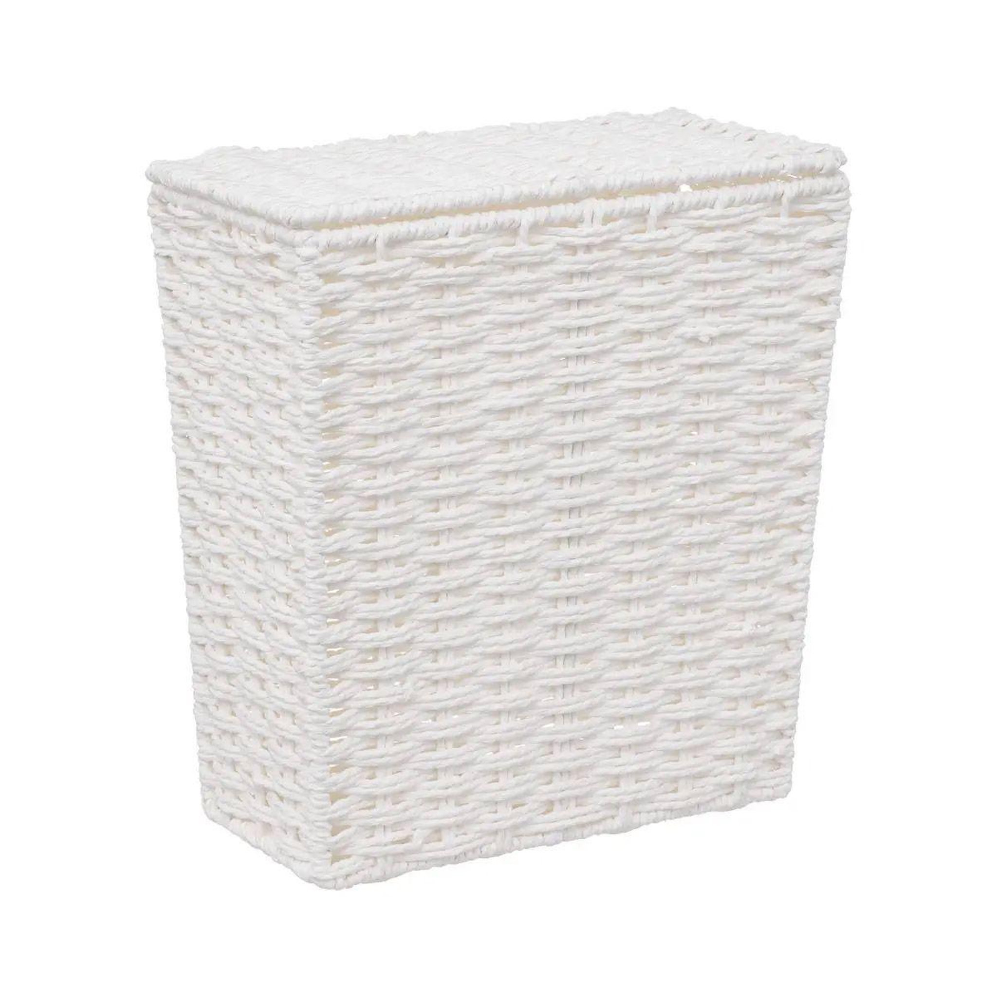 Voir la diapositive 1 : FIVE Poubelle de Salle de Bain  Costa  8L Blanc