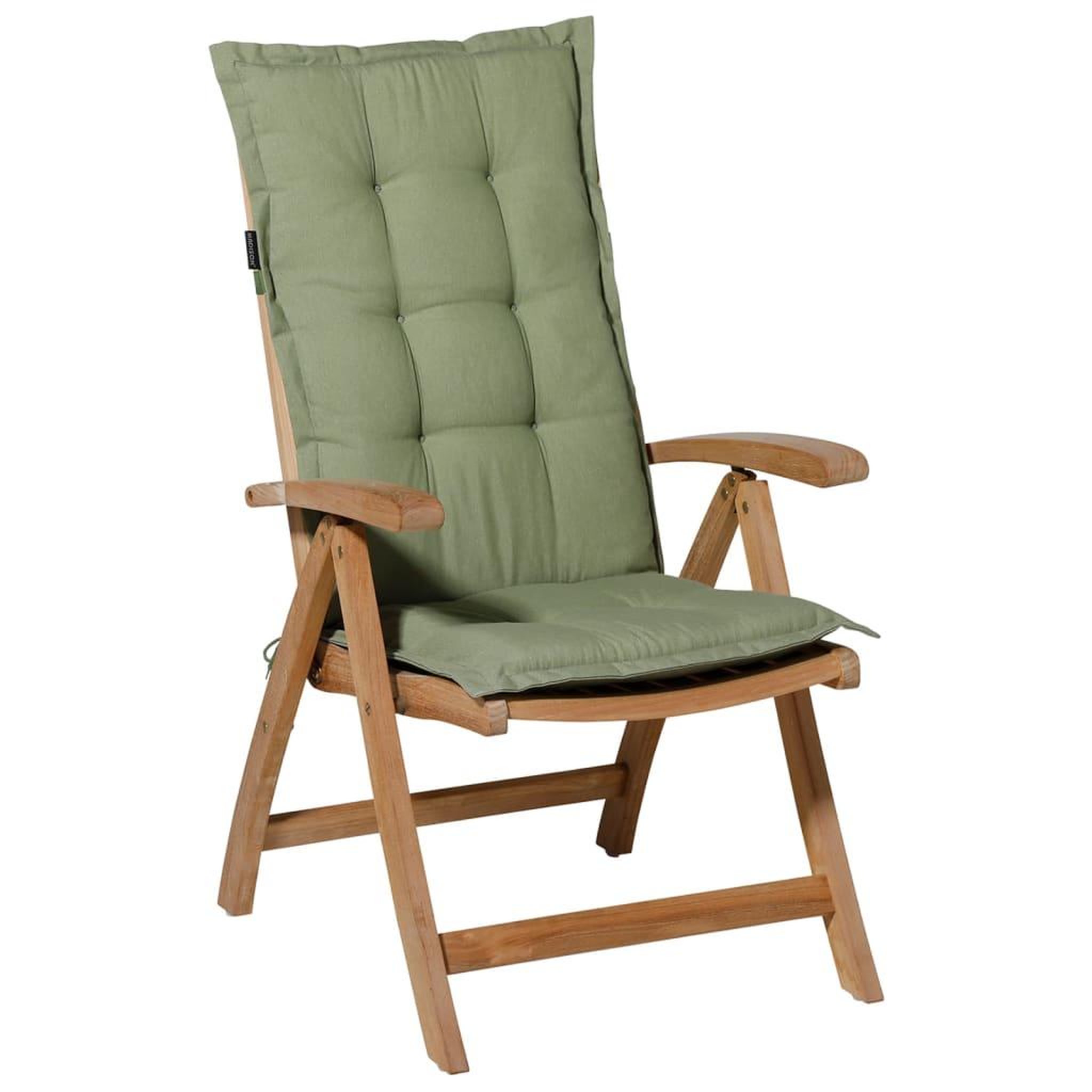 Voir la diapositive 1 : MADISON Madison Coussin de chaise a dossier haut Panama 123x50 cm Vert sauge