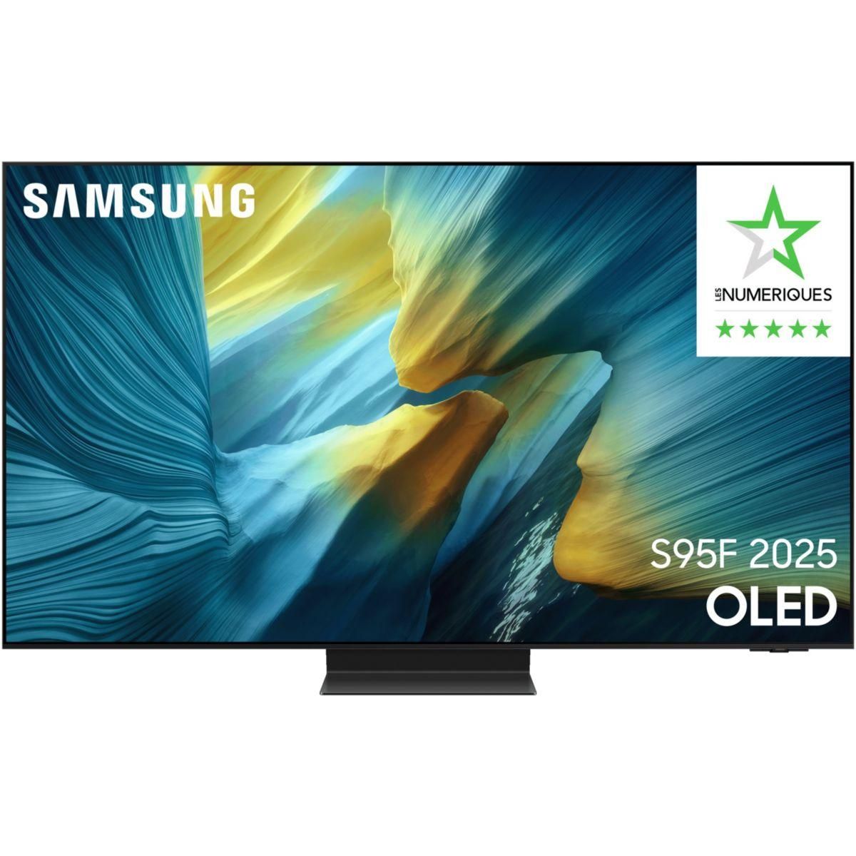 Samsung TV OLED TQ55S95F Anti-reflet 4K AI 2025