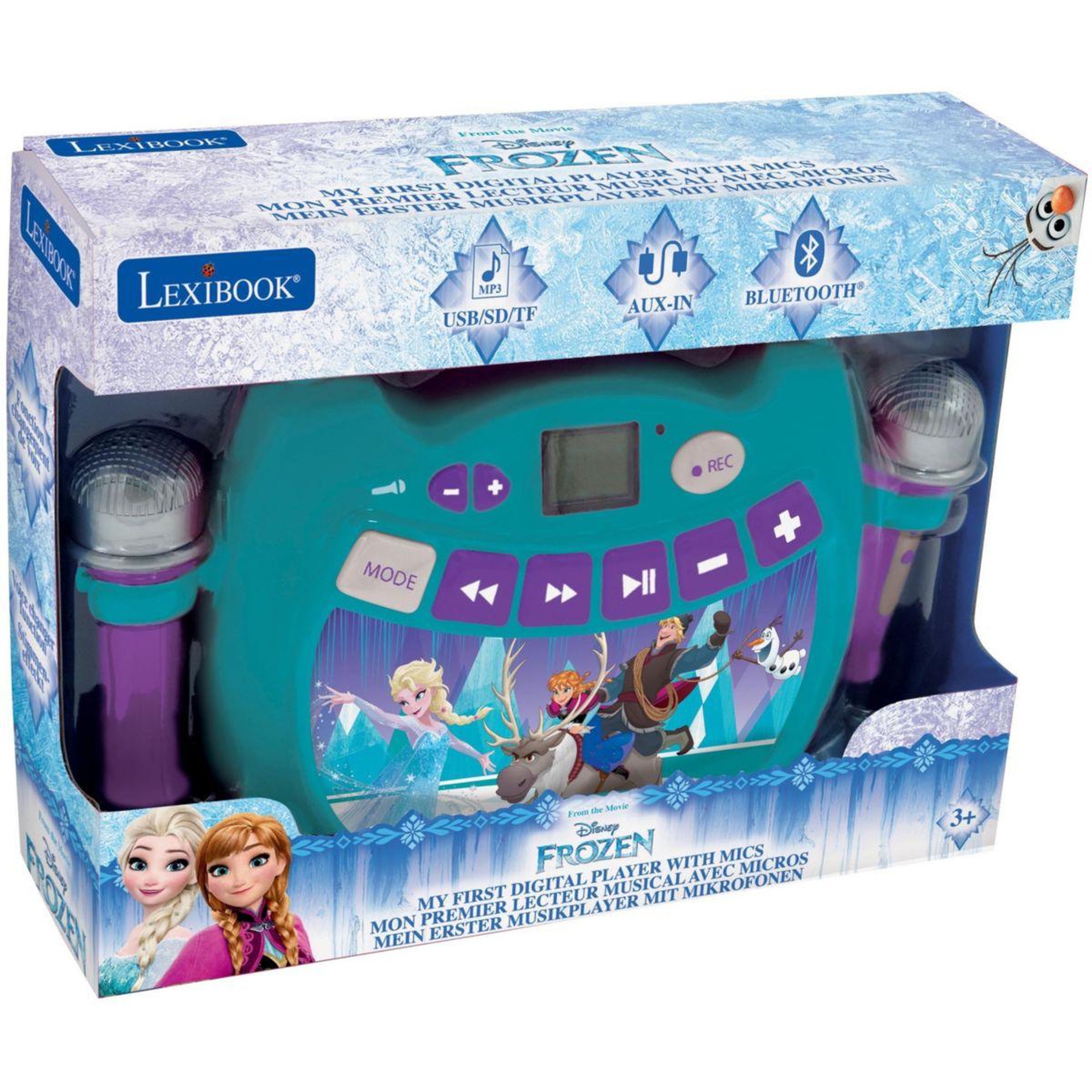 Voir la diapositive 3 : Lexibook Karaoké Bluetooth La Reine des Neiges