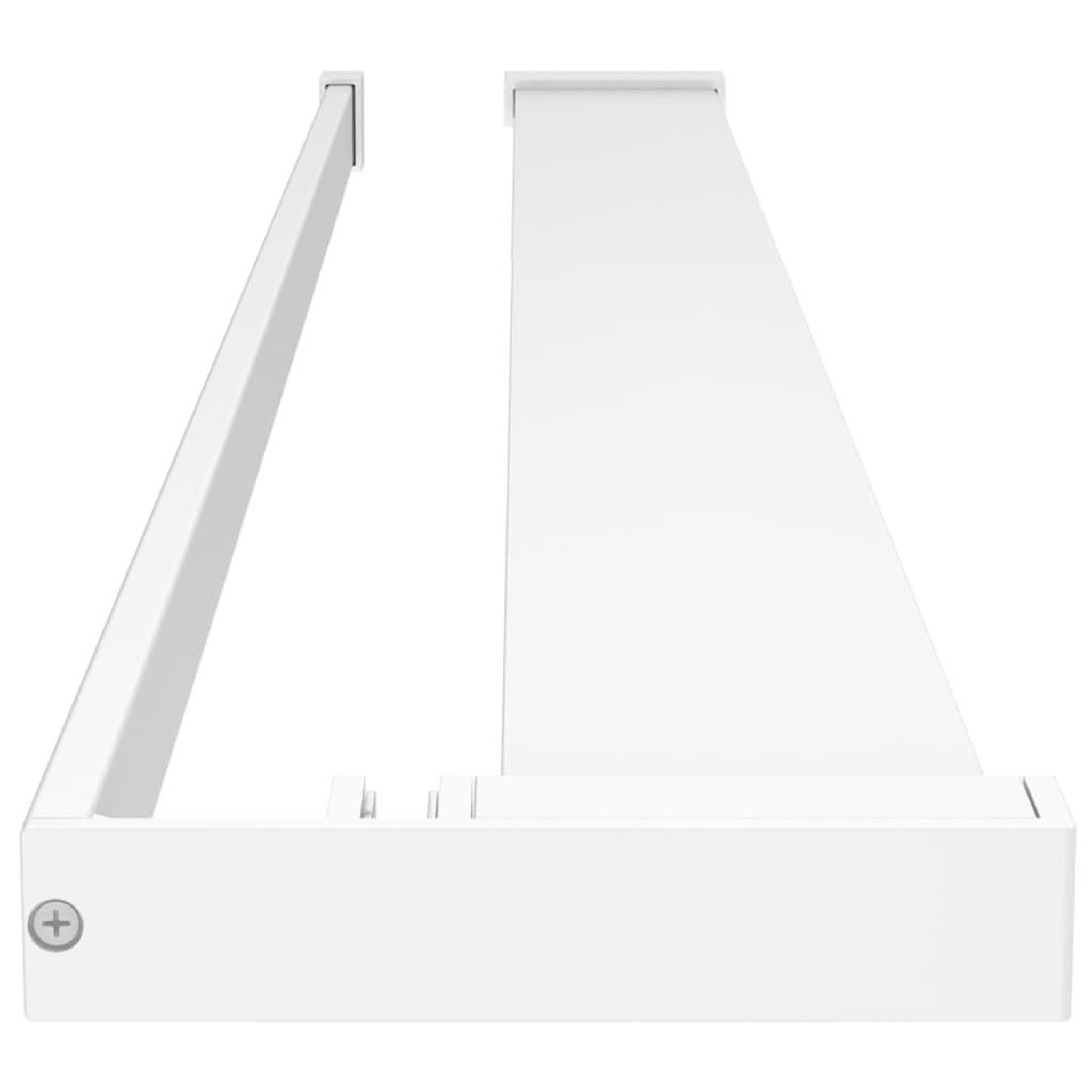 Voir la diapositive 4 : VIDAXL Etagere de douche pour paroi de douche a l'italienne Blanc 90cm