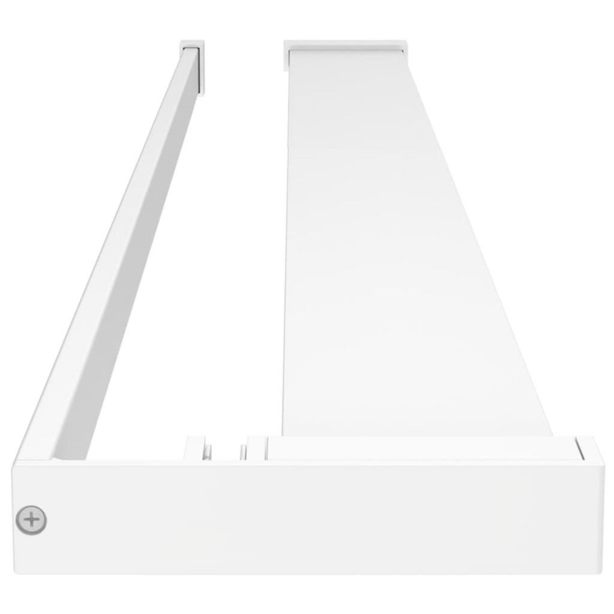 VIDAXL Etagere de douche pour paroi de douche a l'italienne Blanc 90cm