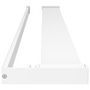 Voir la diapositive 4 : VIDAXL Etagere de douche pour paroi de douche a l'italienne Blanc 90cm