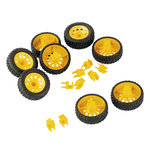 EDUCO Jeu de construction - roues et clips pivotants, l - jeu Montessori