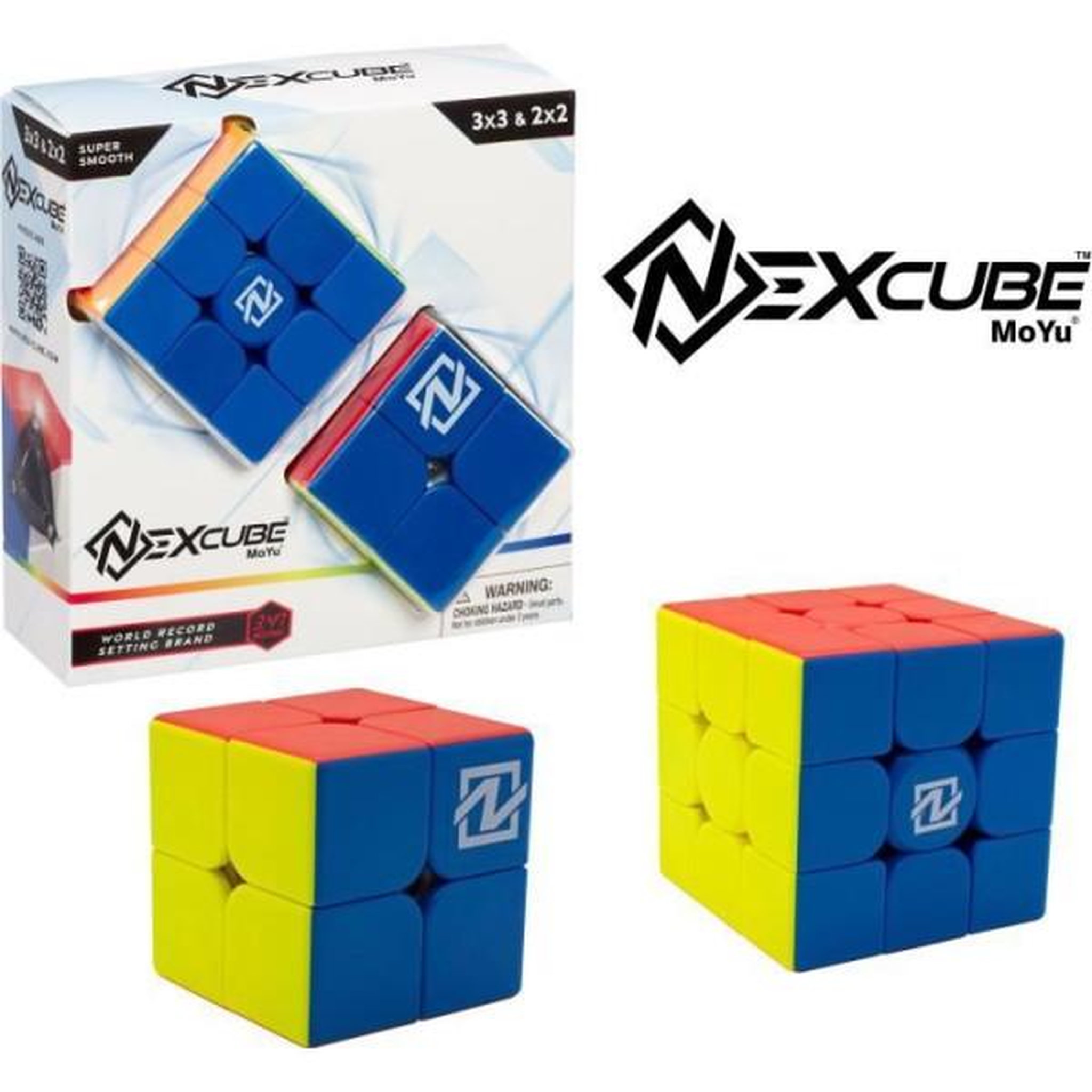 GOLIATH Puzzle Cube Nexcube 3x3 + 2x2 Classic - MoYu - Multicolore - Extérieur - Neuf