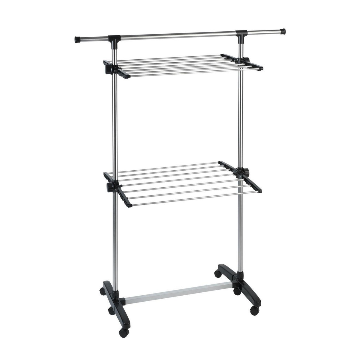 Wenko Séchoir à linge modulable - Acier inoxydable