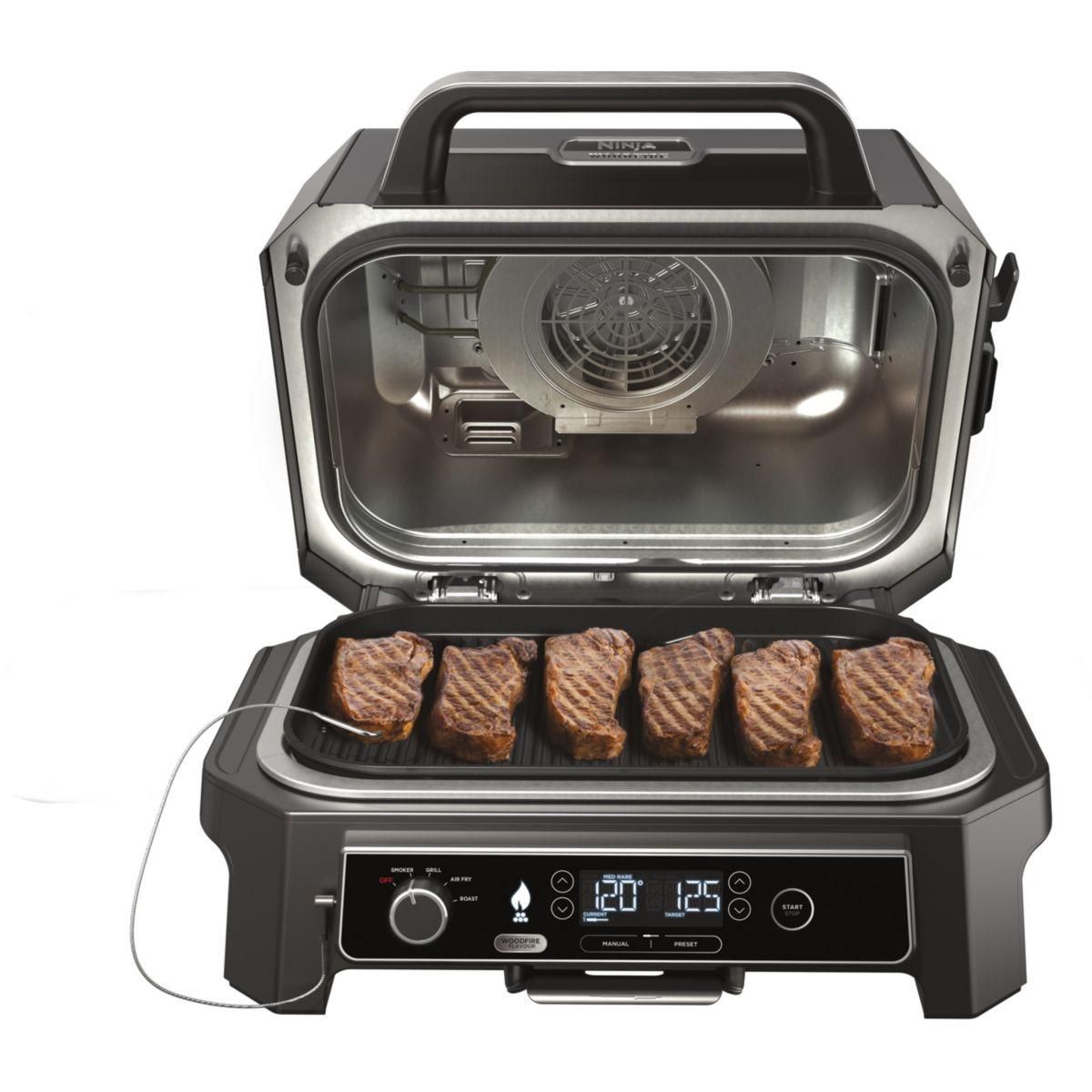 NINJA Barbecue électrique Woodfire OG850EU  Pro XL avec thermosonde 50x40 cm