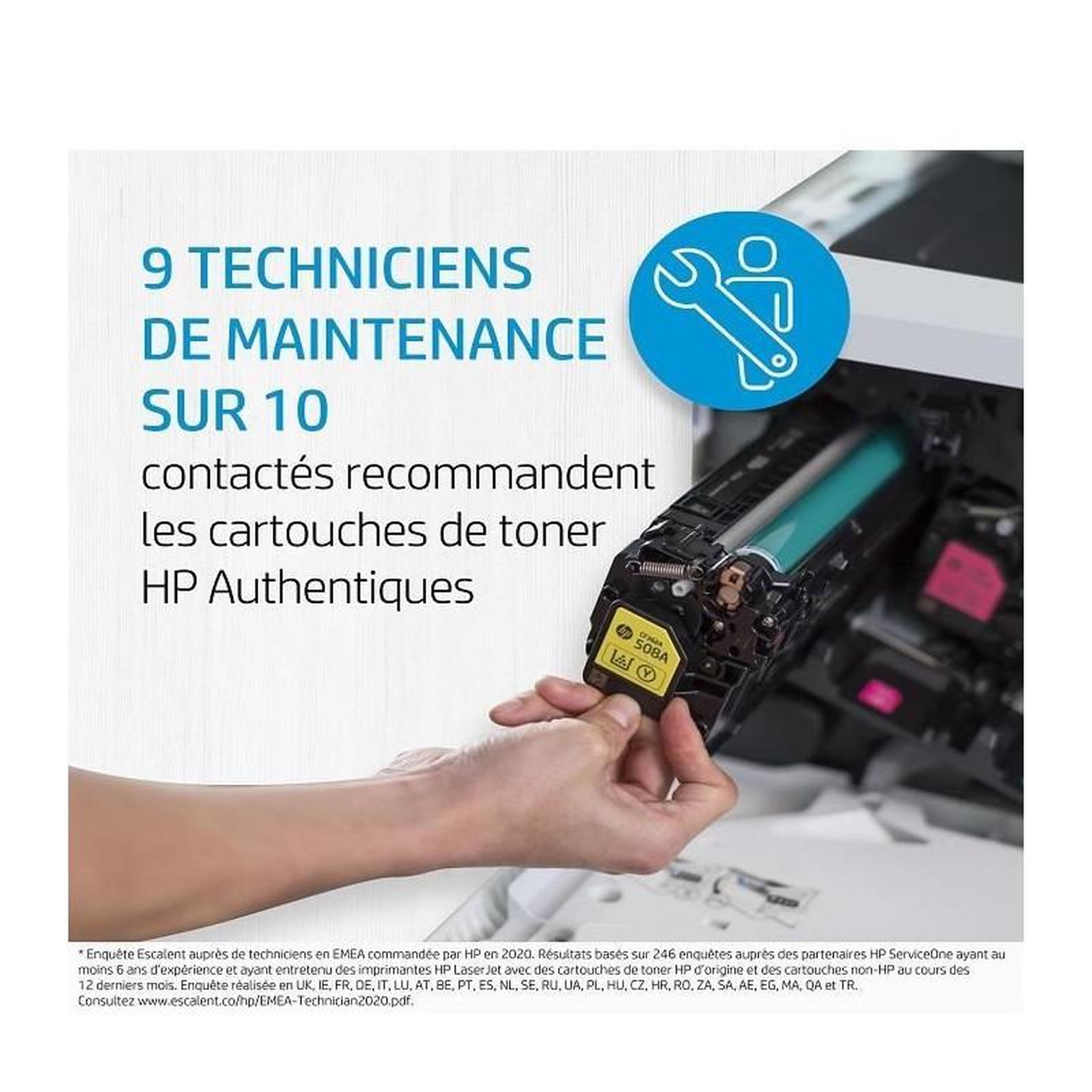 Voir la diapositive 4 : HP TONER HP 125A (CB542A) jaune - cartouche authentique pour imprimantes HP Color LaserJet CP1215/CP1515/CP1518/CM1312MFP