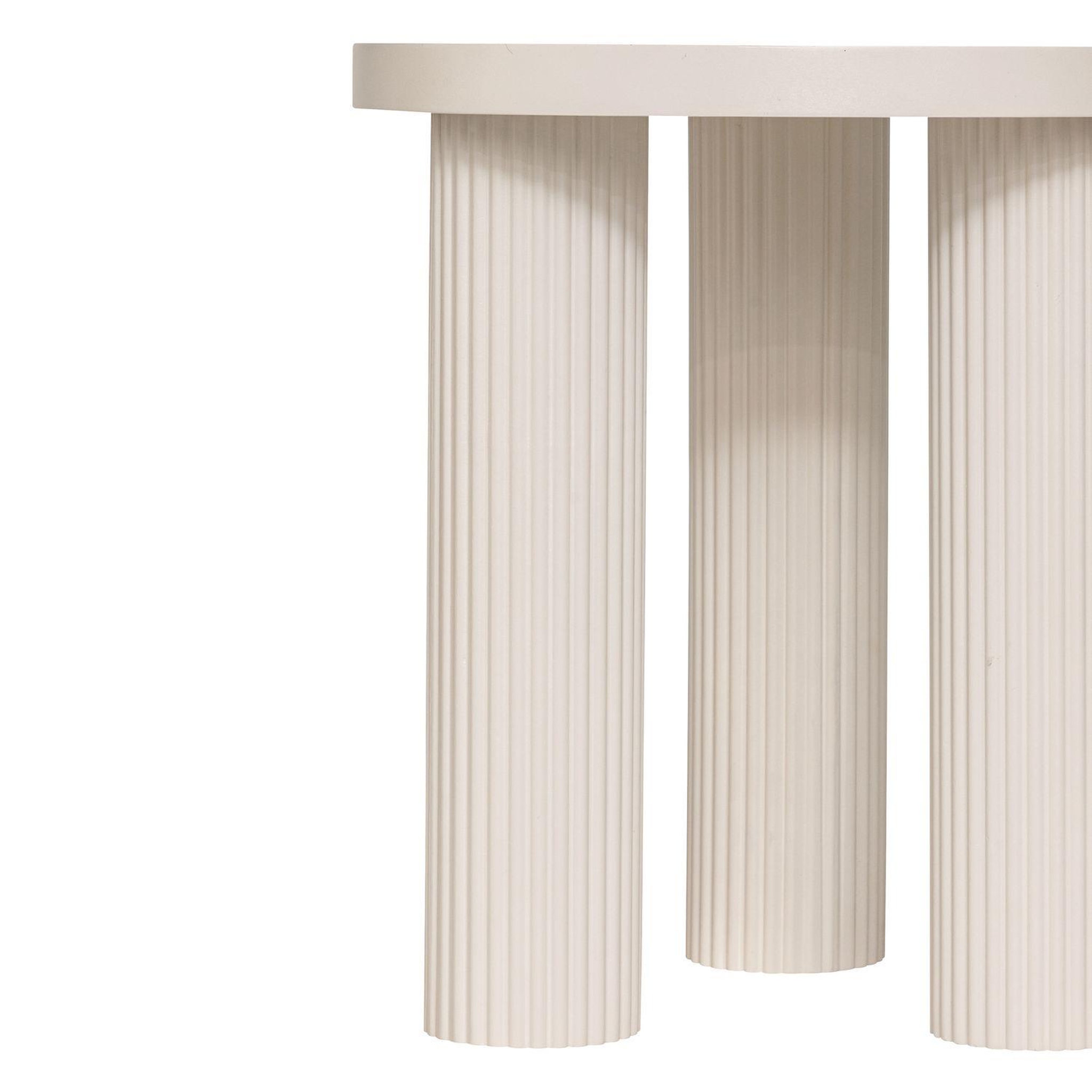 Voir la diapositive 5 : ATMOSPHERA Table à café en bois tella - crème
