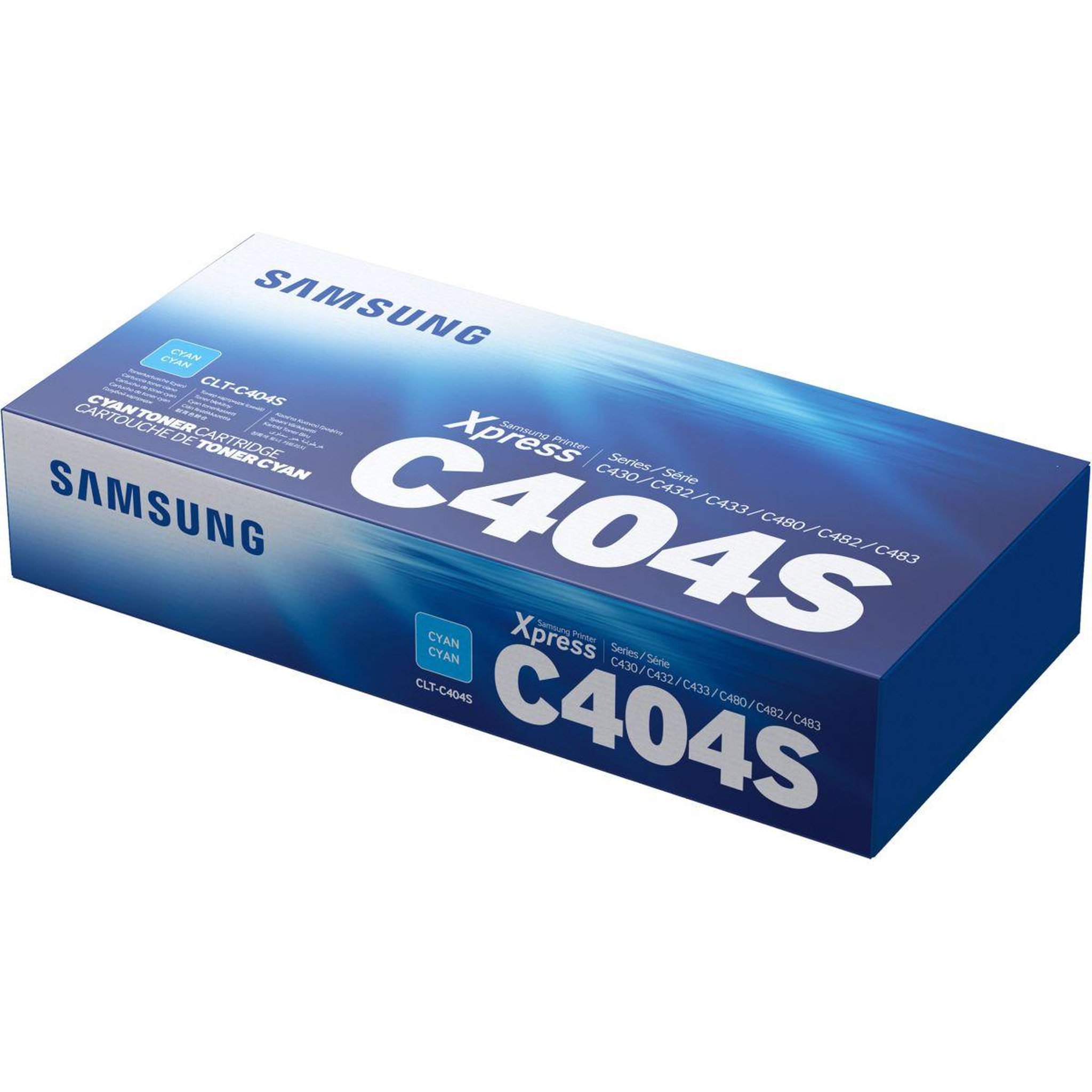 Voir la diapositive 2 : Samsung Toner CLT-404S Cyan