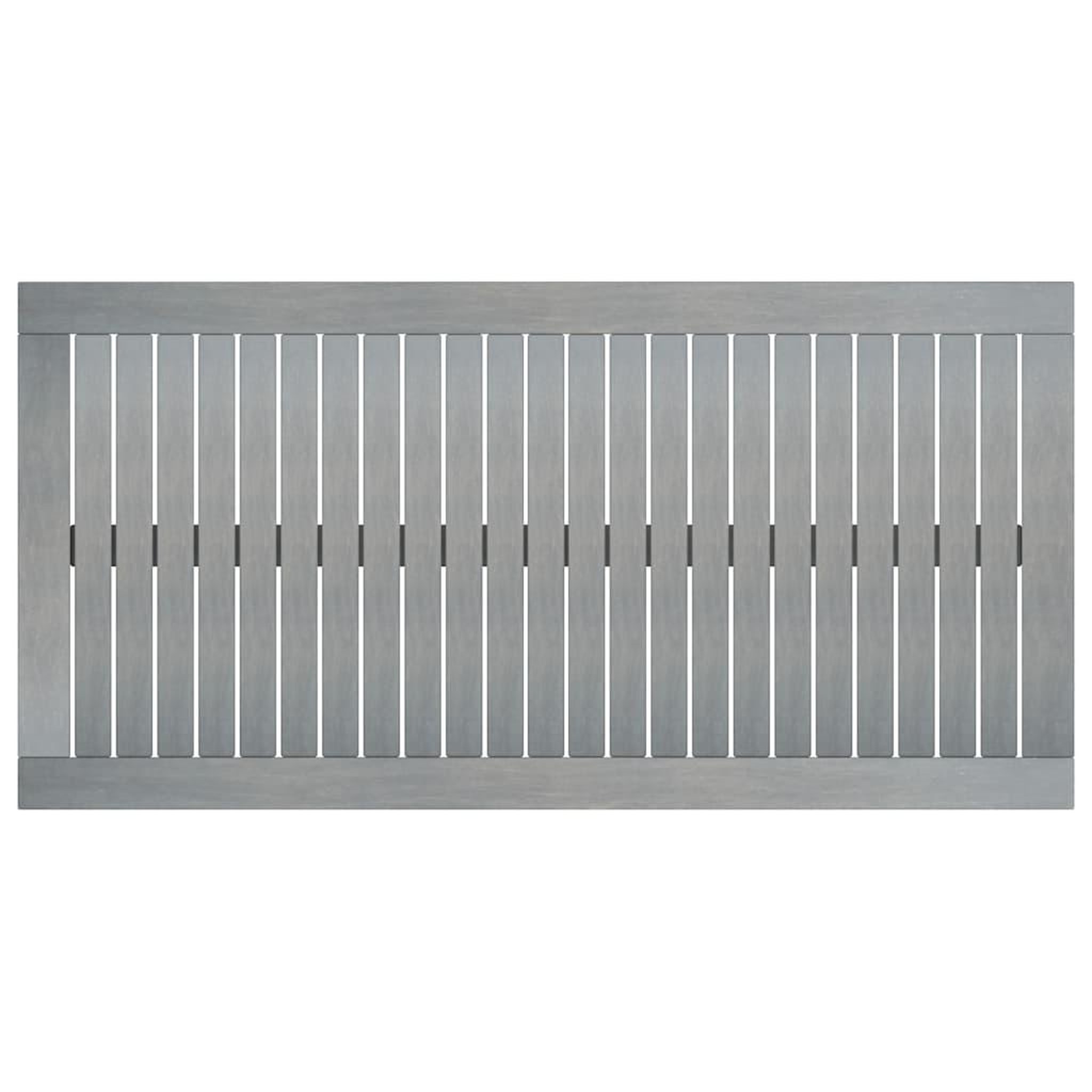 Voir la diapositive 4 : VIDAXL Table basse 100x50x33 cm gris bois d'acacia solide