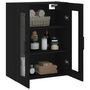 Voir la diapositive 5 : VIDAXL Armoire murale noir 69,5x34x90 cm