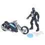 HASBRO Figurine Agent Venom avec moto symbiote - Marvel