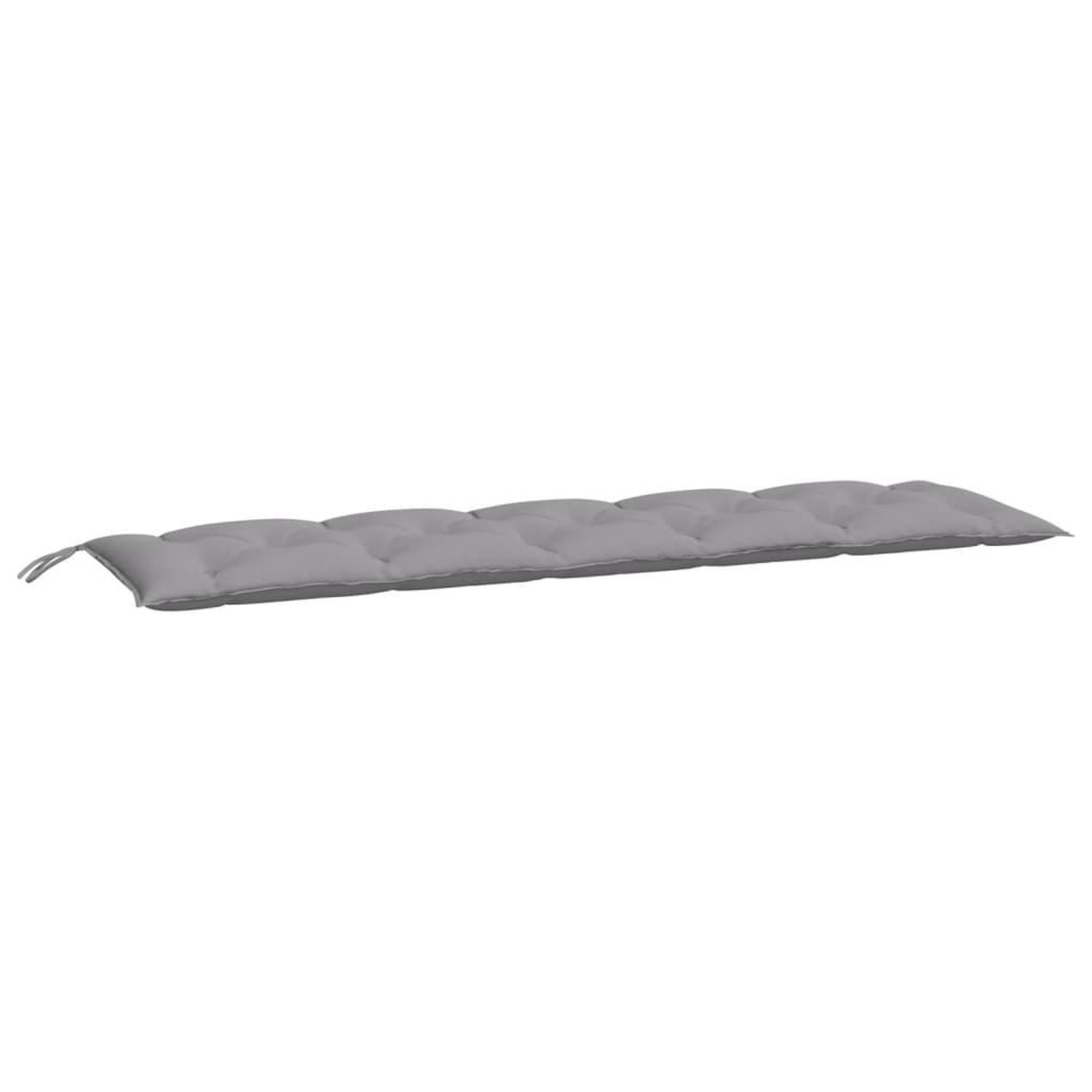 Voir la diapositive 2 : VIDAXL Coussin de banc de jardin gris 180x50x7 cm tissu oxford
